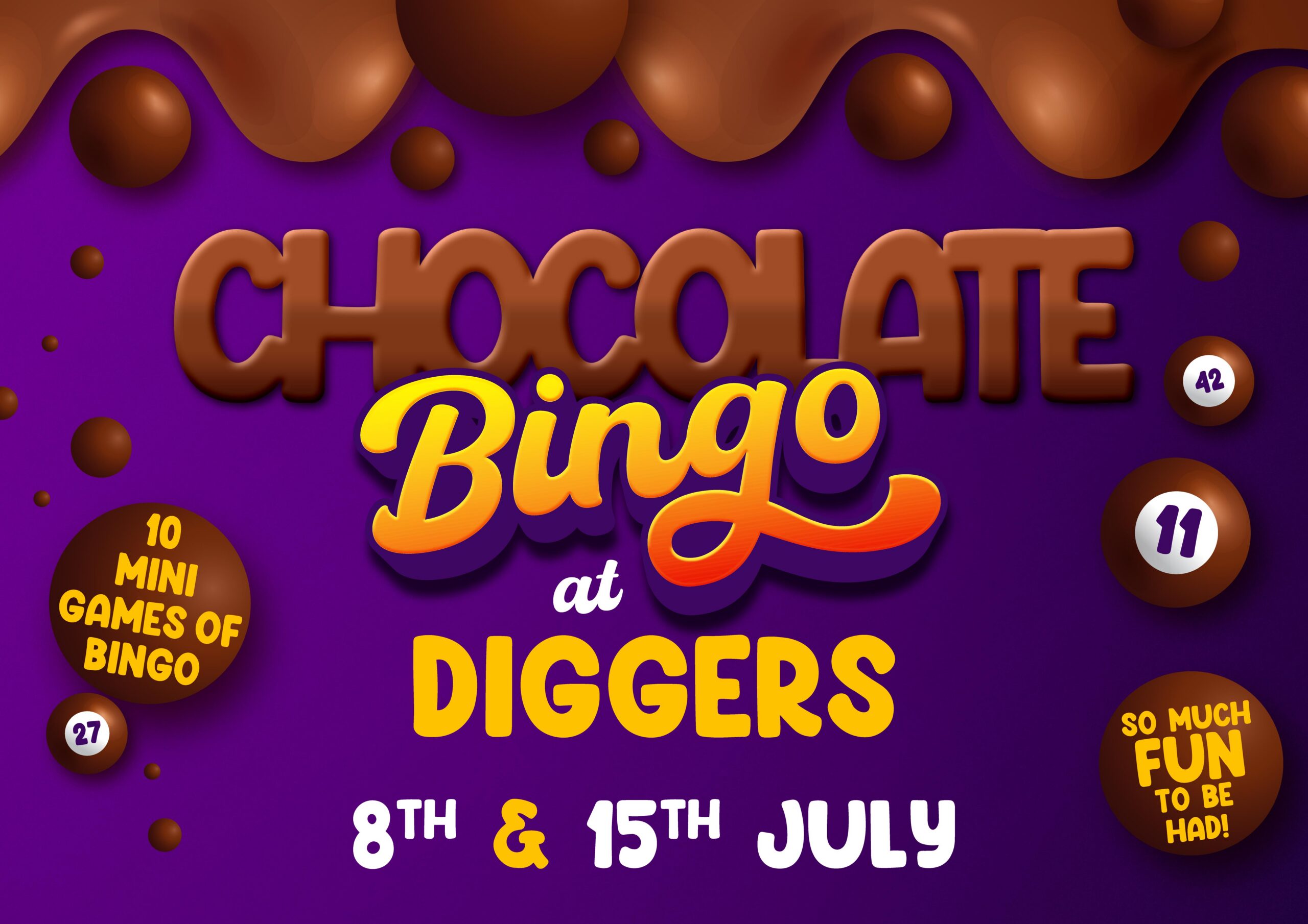 Chocolate Bingo at Diggers