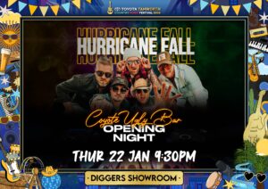 Hurricane Fall Tamworth Festival Poster