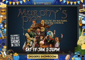 Murphys Pigs Tamworth Festival Poster
