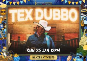 Tex Dubbo Tamworth Festival Poster