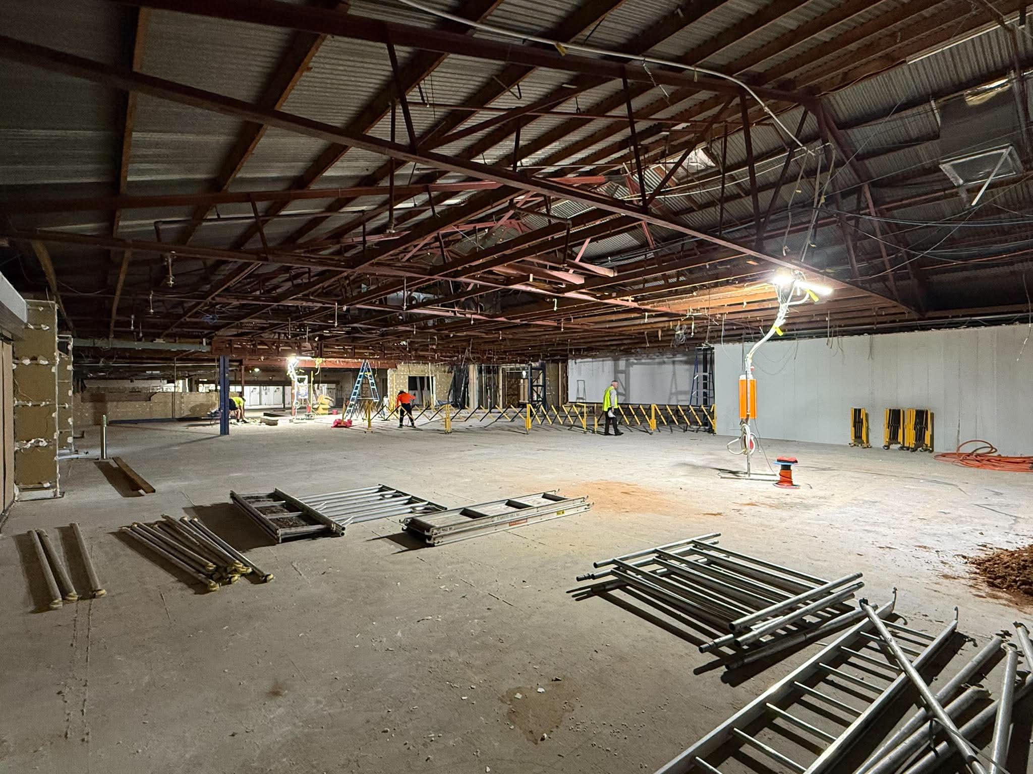 Legends Lounge construction